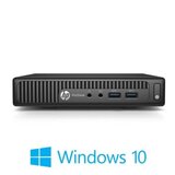 Mini PC HP ProDesk 400 G2, Quad Core i5-6500T, 128GB SSD, Windows 10 Home